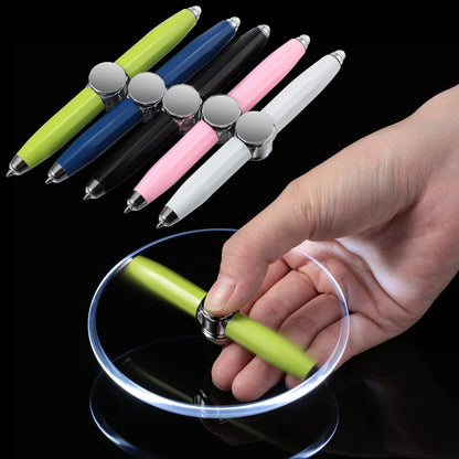 Spinning Pen with LED  (Black Ink)