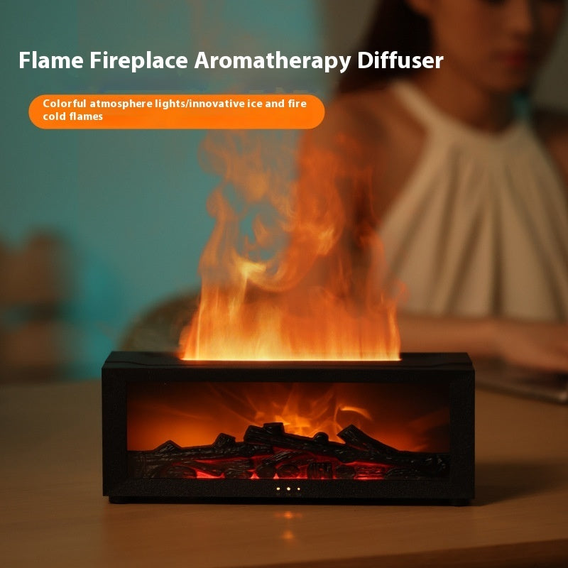 Colorful Flame Aromatherapy Fireplace