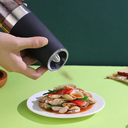 Automatic Stainless Steel Salt & Pepper Grinder