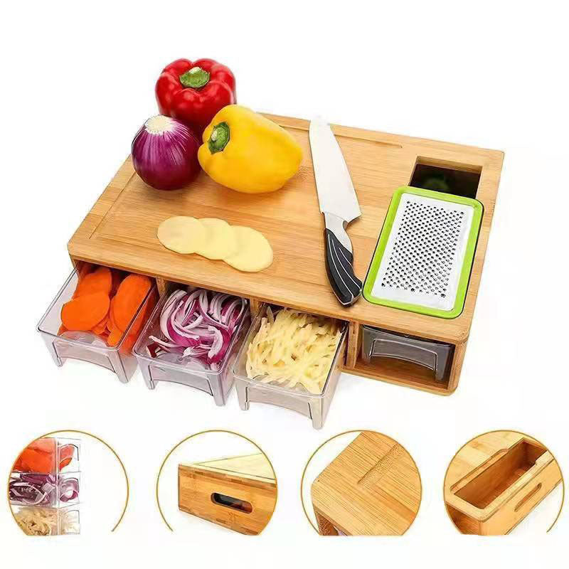 Bamboo Multi-functional Vegetable Cutting Board