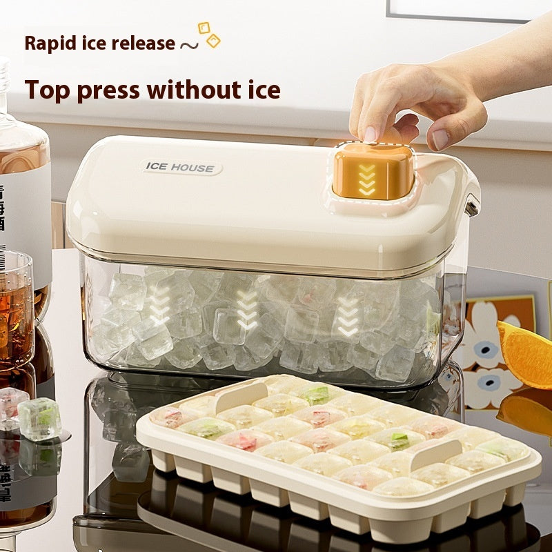 One-click Press Ice Maker