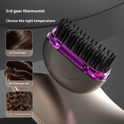 Portable USB Ceramic Hair Straightener & Curler