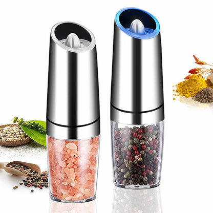 Automatic Stainless Steel Salt & Pepper Grinder