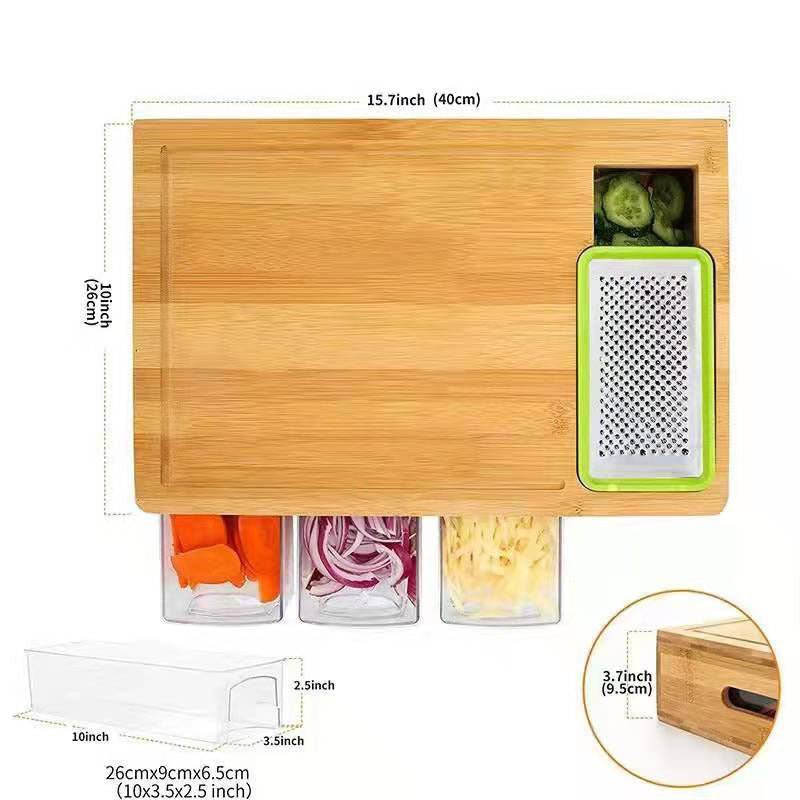 Bamboo Multi-functional Vegetable Cutting Board