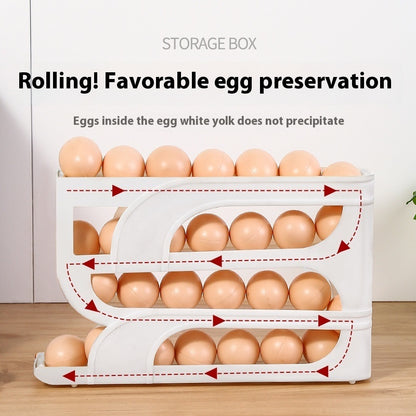 4-Layer Sliding Egg Storage Box