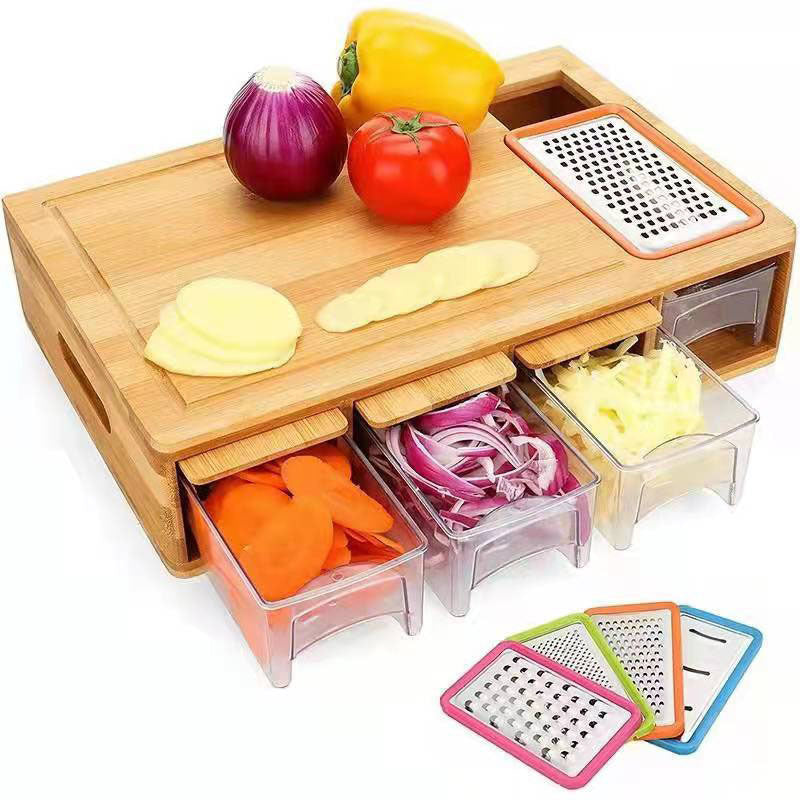 Bamboo Multi-functional Vegetable Cutting Board