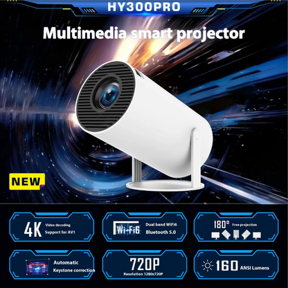 Gaming 4K Projector HY300 Pro