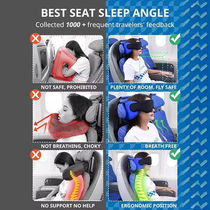 Multifunctional Traveling Pillow With Eye Mask