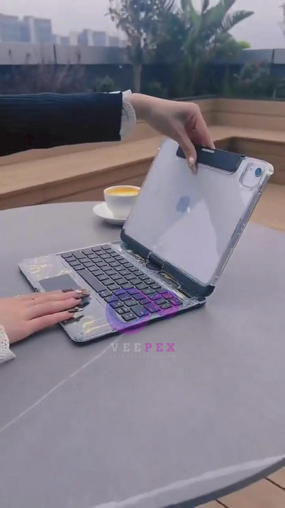 The 360° Swivel Keyboard  For IPad